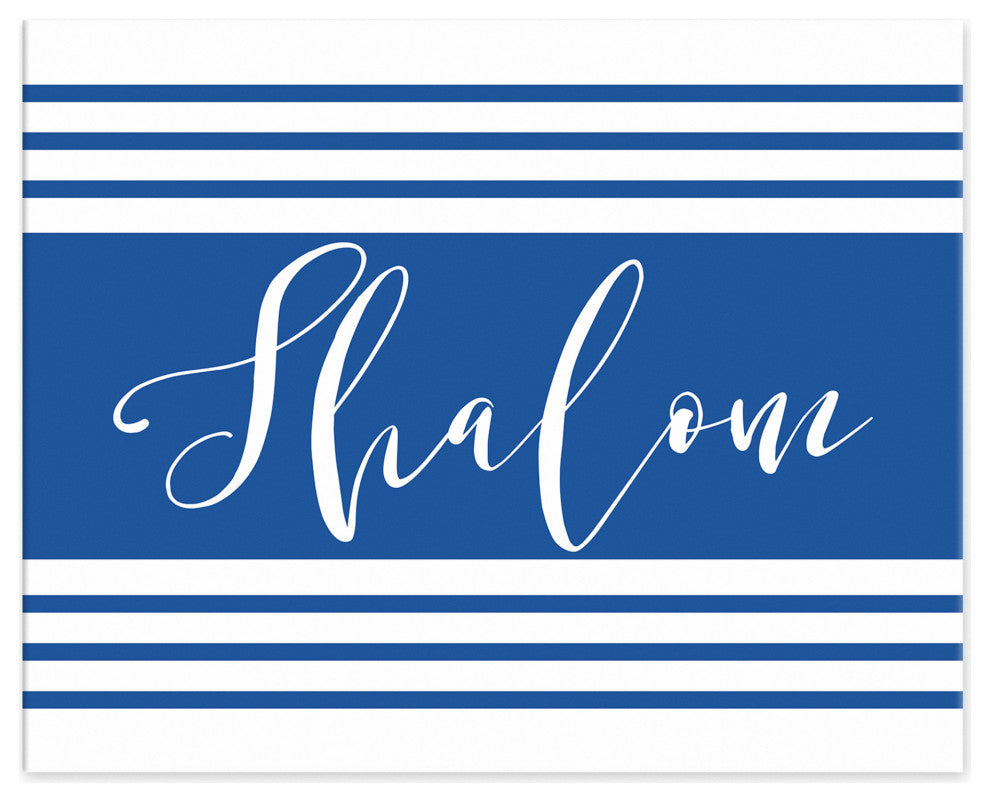 Shalom Stripes 8"x10" Easelback Canvas