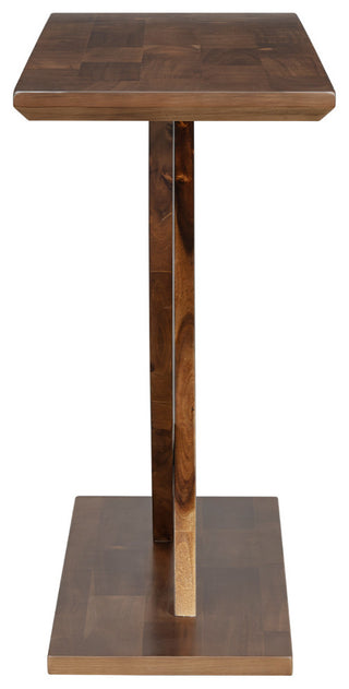 GDF Studio 57" Console Table With Cross-Leg Design, Brown