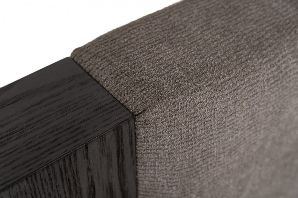 Nova Domus Jagger Modern Gray Bed, Gray Wash/Charcoal, Eastern King