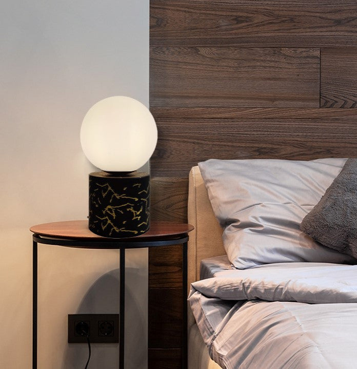 Leukerbad | Minimalistic Glass Ball LED Night Lamp