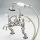 Vintage Classic Deck Mount Tub Faucet With Handshower, Polished Nickel Pvd Finis
