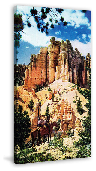 "Bryce Canyon" Painting Print on Wrapped Canvas