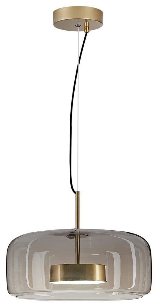 6.7 Inch large pendant light Smoke Gray modern light fixtures Vintage bar lights