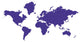 Studio Map Mural, Purple Droplets, Wallpaper, 3 Panels, 124"x60"