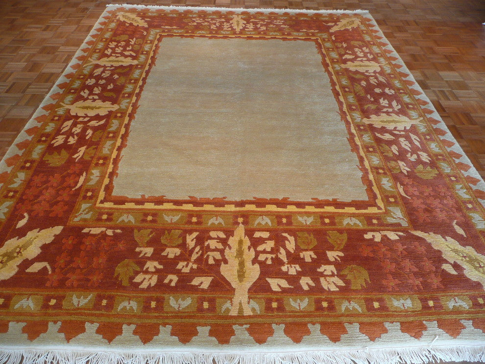 9x12 Handmade Tufenkian Harvest Tibetan Oriental Rug