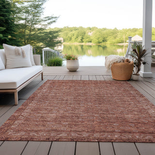 Machine Washable Indoor/Outdoor Chantille ACN1762 Terracotta 2'6" x 3'10" Rug