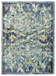 5??x 8??Blue and White Jacobean Pattern Area Rug