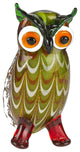 Badash J512 Murano Style Art Glass Wise Owl H 8"
