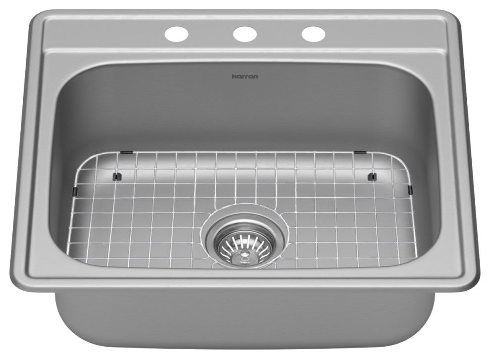 Karran USA GR-3012 18-3/4" L x 13-1/2" W Stainless Steel Basin - Stainless