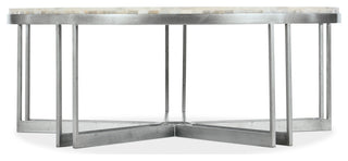 Melange Marin Round Cocktail Table