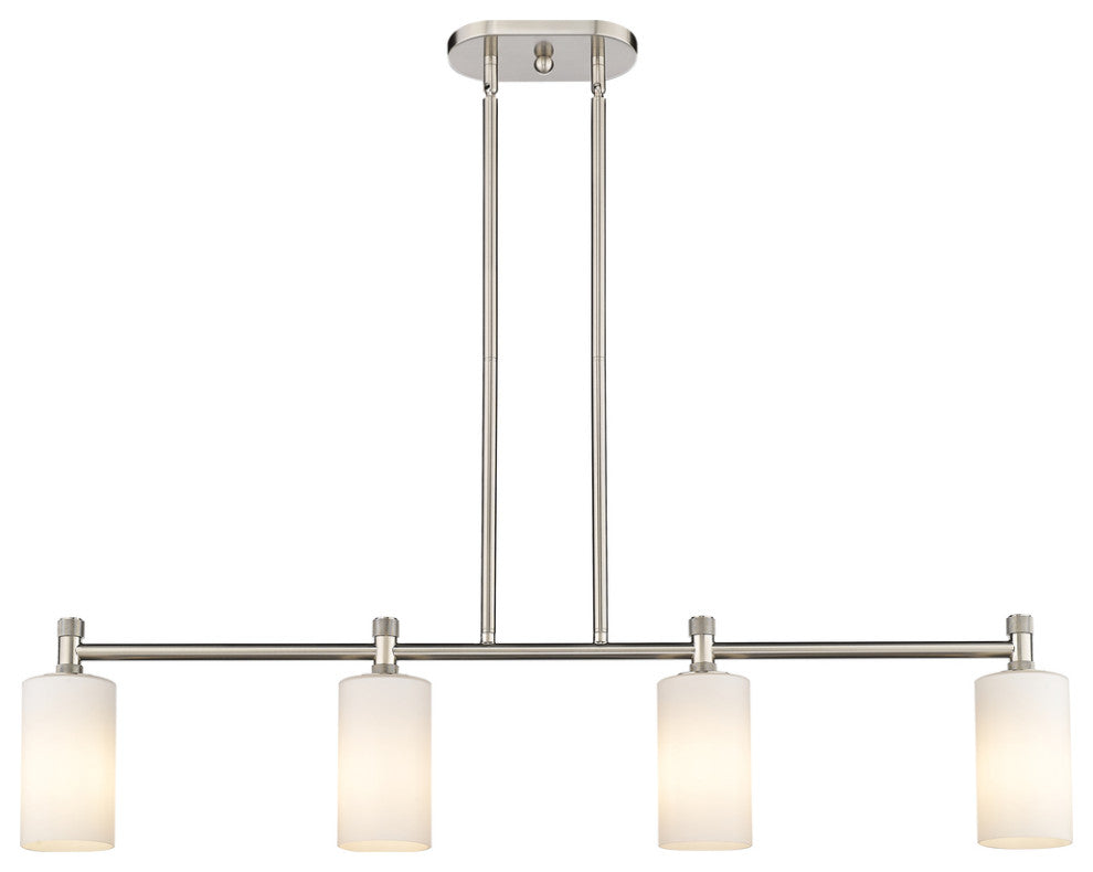 Crown Point 4 43.75" Island Lighting Satin Nickel