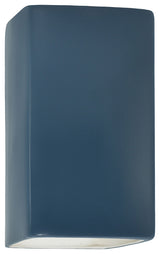 Ambiance ADA Large Rectangle Wall Sconce, Open Top/Bottom, Midnight Sky, LED