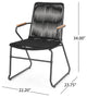 Luca Modern Outdoor Rope Weave Club Chair, Set of 2