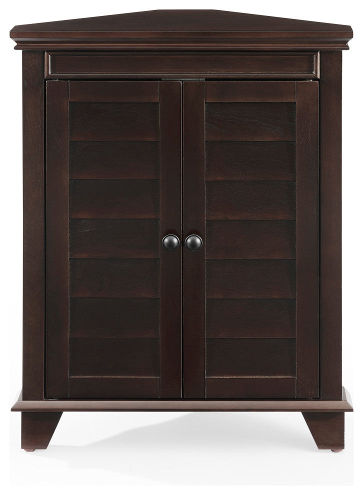 Lydia Corner Cabinet Espresso