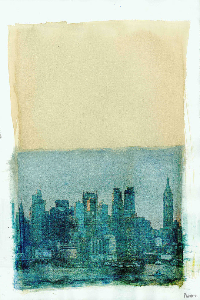 "NYC Lake View" Print on Canvas, 16"x24"