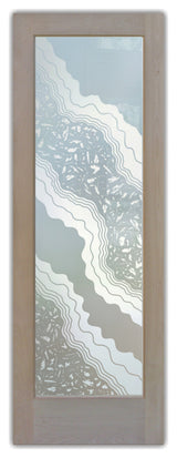 Pantry Door - Metamorphosis Peak - Alder Clear - 28" x 84" - Book/Slab Door