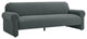 TOV Furniture Keelee Grey 84" Velvet Sofa