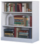 100% Solid Wood Modular Cabinet/Bookcase, White, 32"
