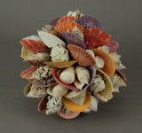 Mixed Seashells Decor Ball Figurine 7.5 inch