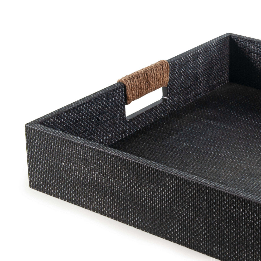Logia Square Tray Large, Gray