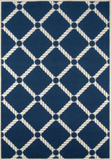 Baja Rug, Navy, 7'10"x10'10"