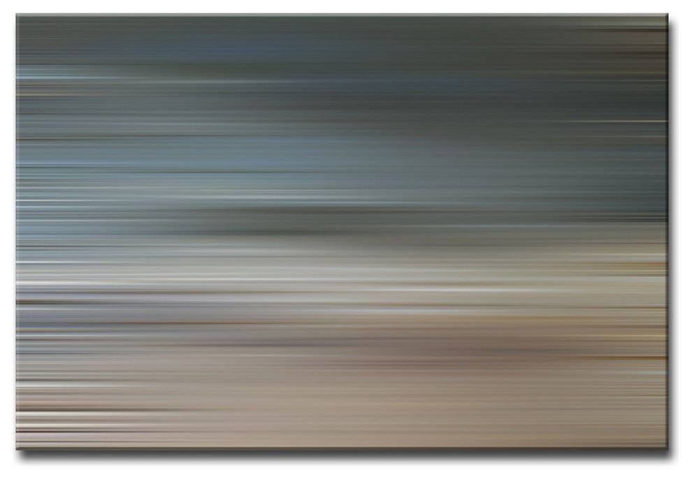 Ready2HangArt 'Blur Stripes XXII' Canvas Wall Art, 12 in. Highx16 in. Wide