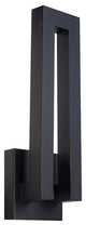 Modern Forms Forq LED Wall Light, Black, 18"