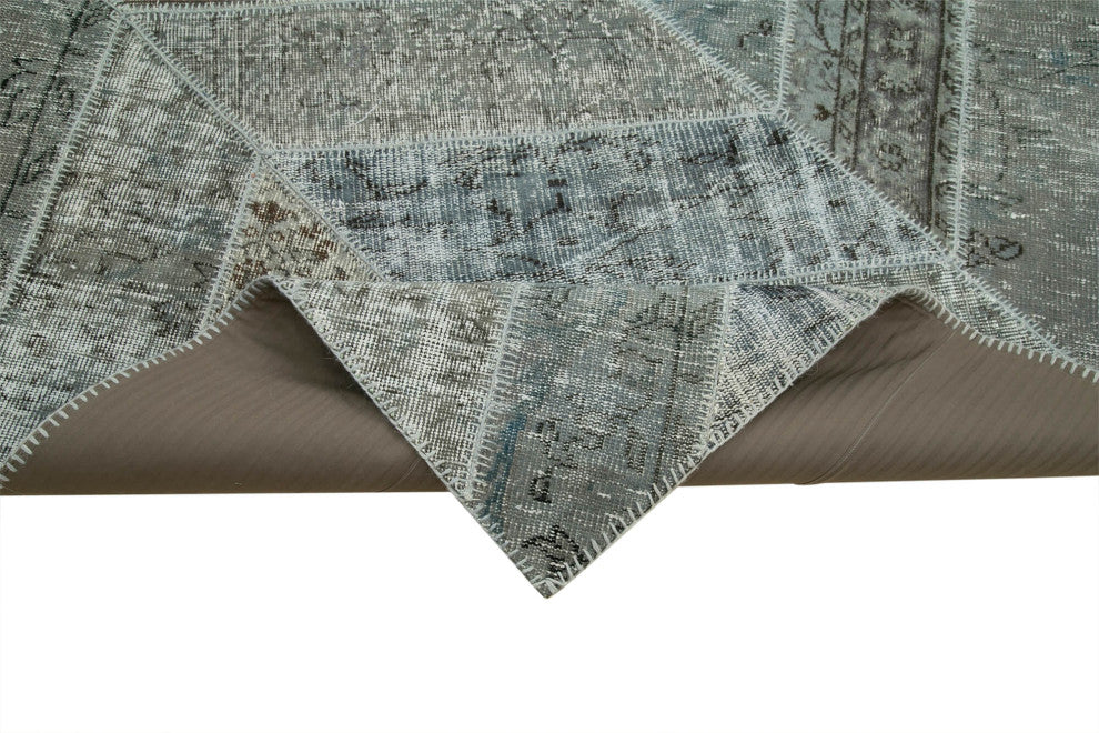 Rug N Carpet - Handwoven Oriental 8' 0" x 10' 2" Decorative Patchwork Area Rug
