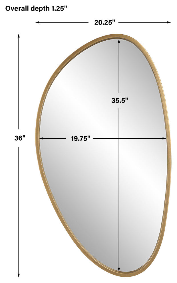 Uttermost 09812 Boomerang Gold Mirror