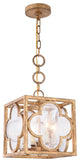 Elegant Lighting Trinity Collection Pendant, Golden Iron