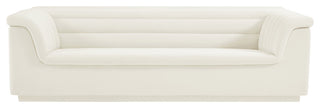 Cascade Upholstered Set, Cream, Velvet, Sofa