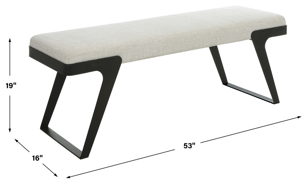 Uttermost Hover Modern bench