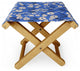 Schatzi Brown Penelope Floral Bluebell Folding Stool