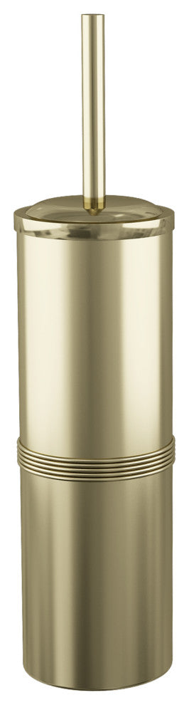 nu steel Round Shape Stainless Steel Toilet Brush Holder