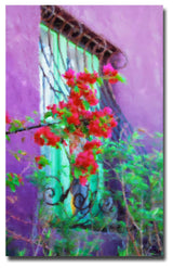 'Decorative Window' Canvas Art by Lois Bryan
