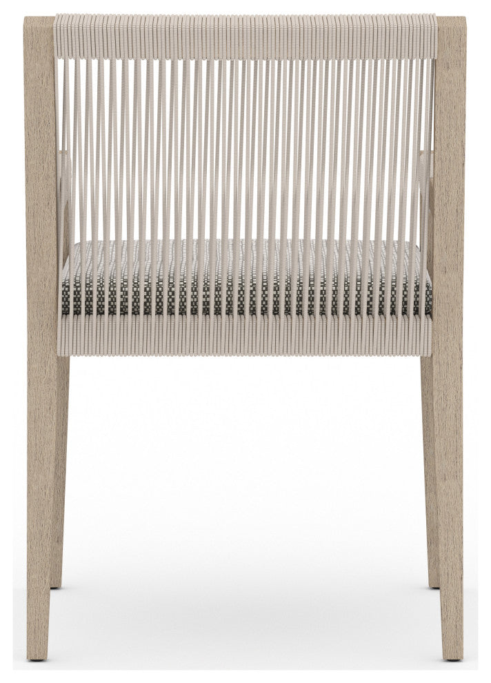 Sherwood Dining Armchair-Brown/Faye Ash