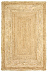 Classic Jute Flaxen Indoor Area, 5' x 8'