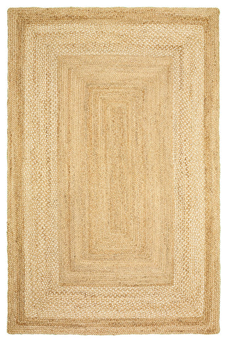 Classic Jute Flaxen Indoor Area, 5' x 8'