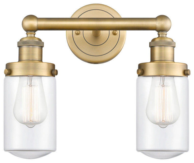 Innovations Dover 2 15.5" Bath Vanity-Light Brushed Brass