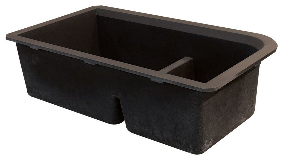 Transolid Radius Granite 31-in Undermount Kitchen Sink