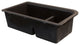 Transolid Radius Granite 31-in Undermount Kitchen Sink