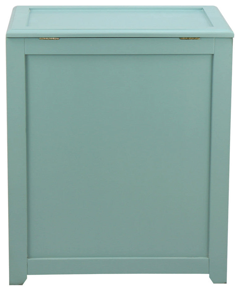 Oceanstar Storage Laundry Hamper, Turquoise