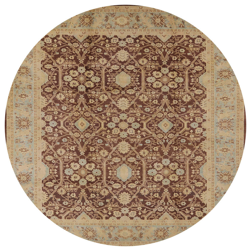 Ahgly Company Indoor Round Mid-Century Modern Area Rugs, 3' Round