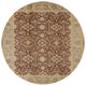 Ahgly Company Indoor Round Mid-Century Modern Area Rugs, 3' Round
