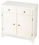 Beaumont Lane Metropolitan Living Console Cabinet in White