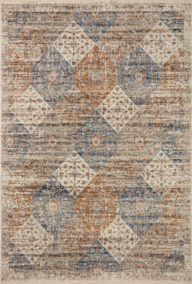 Loloi II Sorrento Ivory/Multi 6'7"x9'10" Area Rug