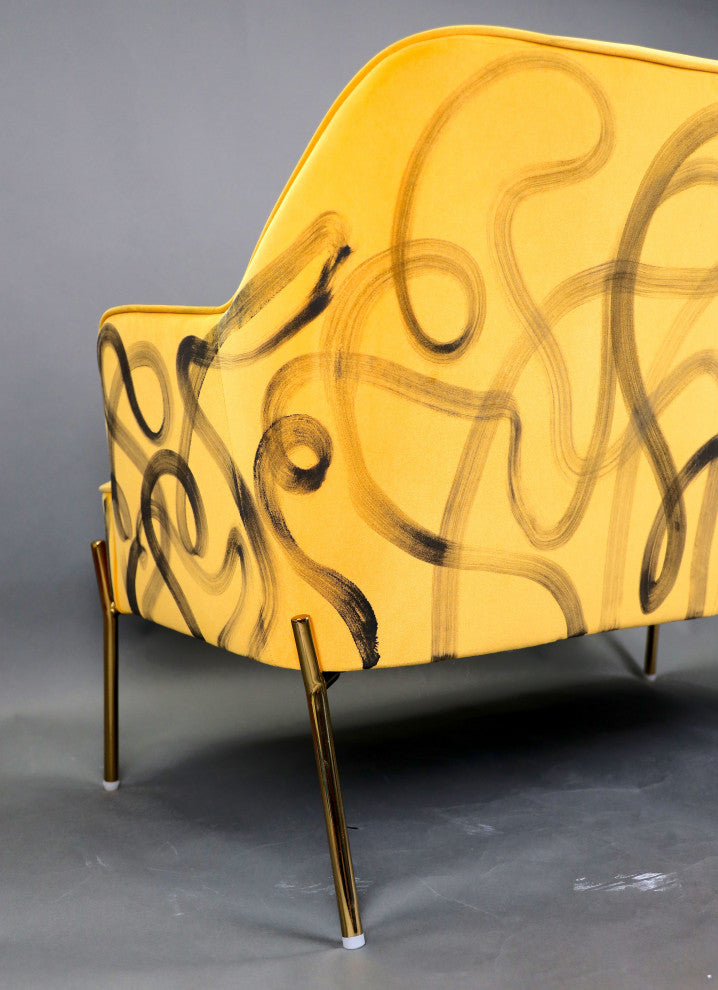 Loveseat for master bedroom, Gift for her / for him, Velvet furniture