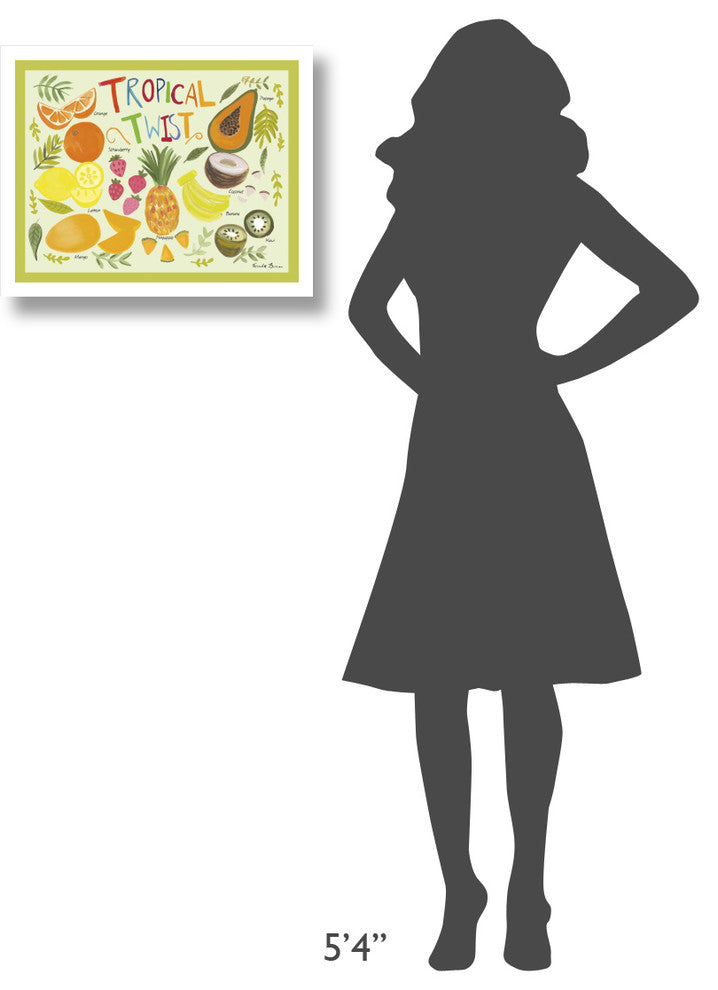 "Fruity Smoothie II" Digital Paper Print by Farida Zaman, 22"x18"