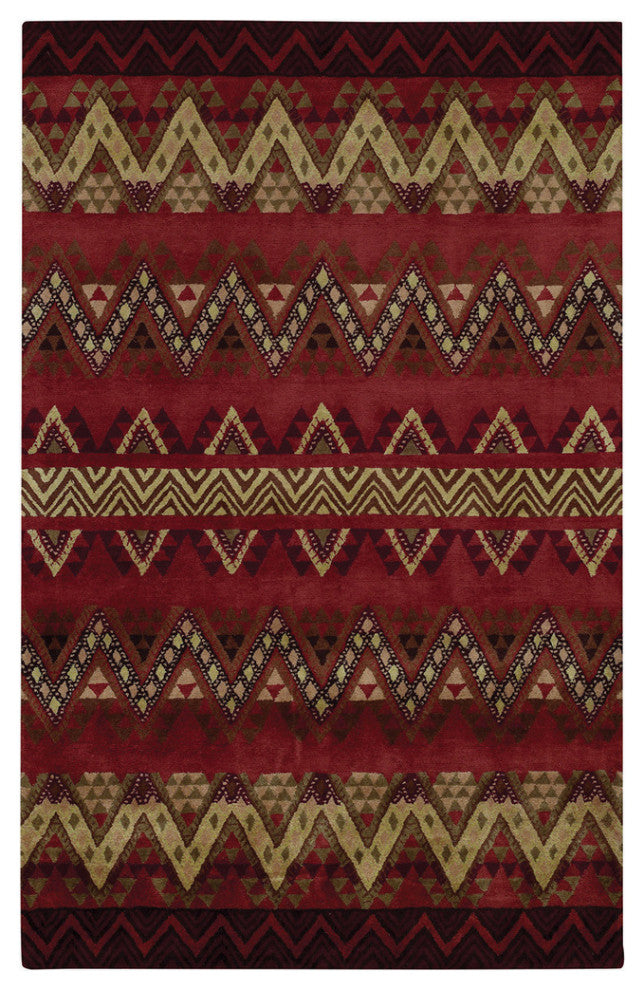 Capel Fort Apache Persimmon 3057_500 Hand Tufted Rugs - 8' X 11' Rectangle