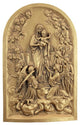 The Virgin Mary With Angels Plaque